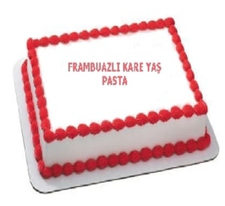 80 Kişilik Frambuazlı Yaş Pasta - Kutlama Denince Akla Gelen Lezzet Samsun pasta