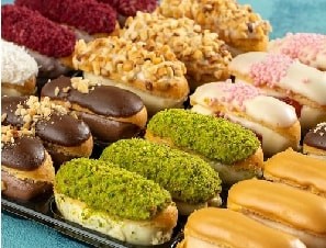 Çay Saati İçin İdeal 1 Kg Karışık Ekler Samsun pasta