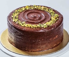 Çikolata Aşkı Fıstıklı Yaş Pasta 2-3 Kişilik Samsun pasta