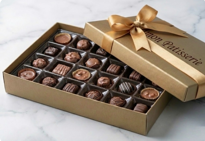 Gerçek Çikolata Deneyimi 1000 Gr El Yapımı Taze Çikolata Paketi Samsun pasta