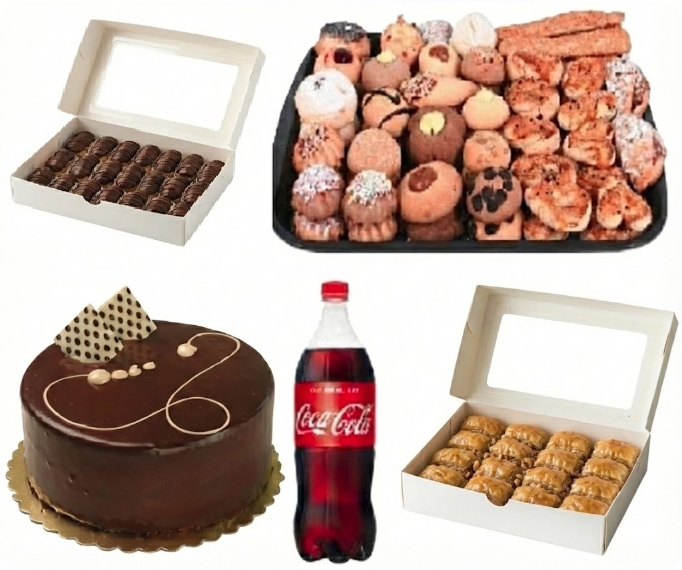 Hijyenik Üretim 5'li Cevizli Menü Samsun pasta